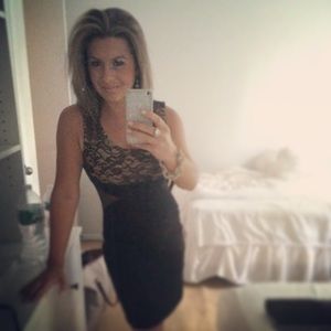 Black Bodycon Mini Dress